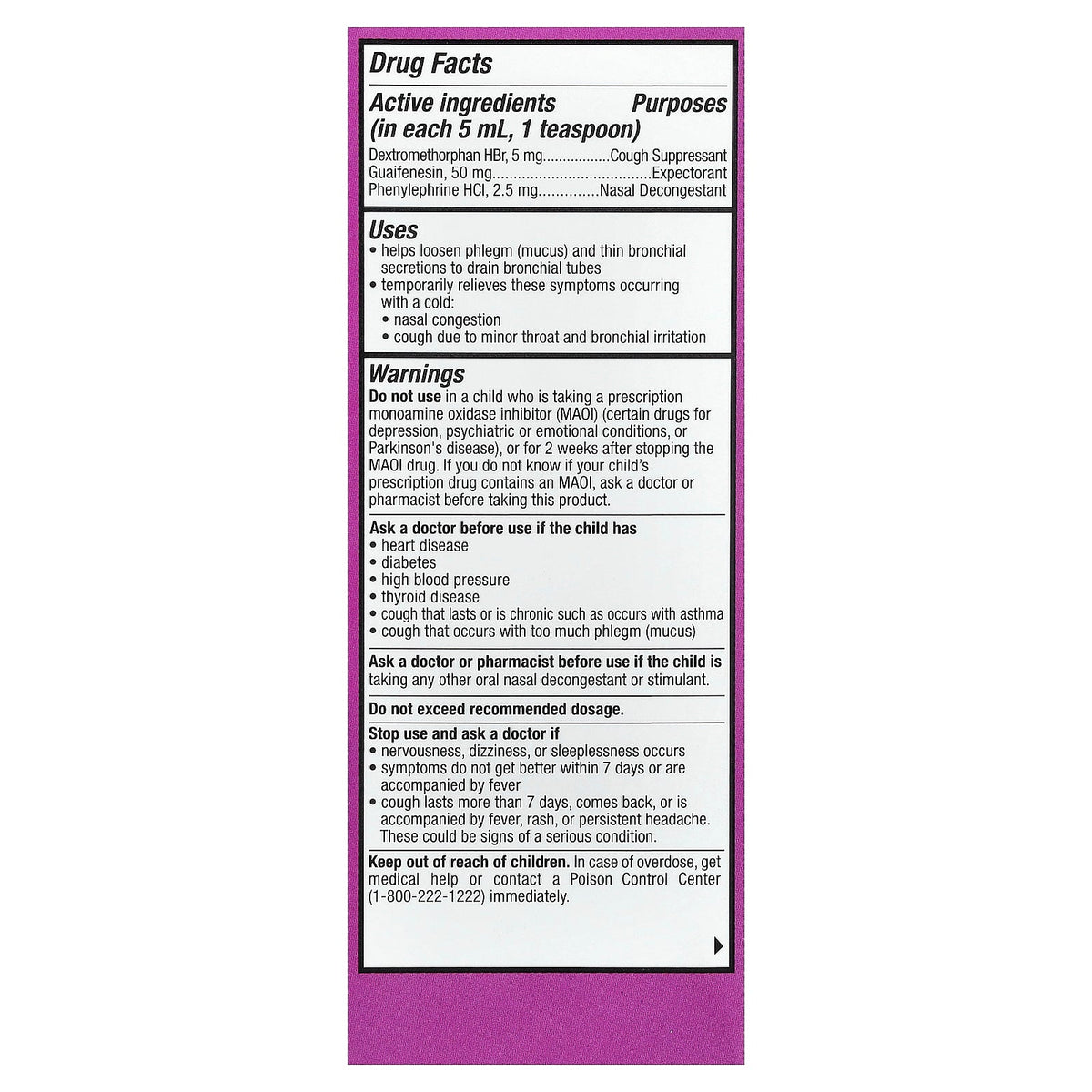 Tukol, Children's, Cough & Congestion, Ages 4+, Grape, 4 fl oz (118 ml)