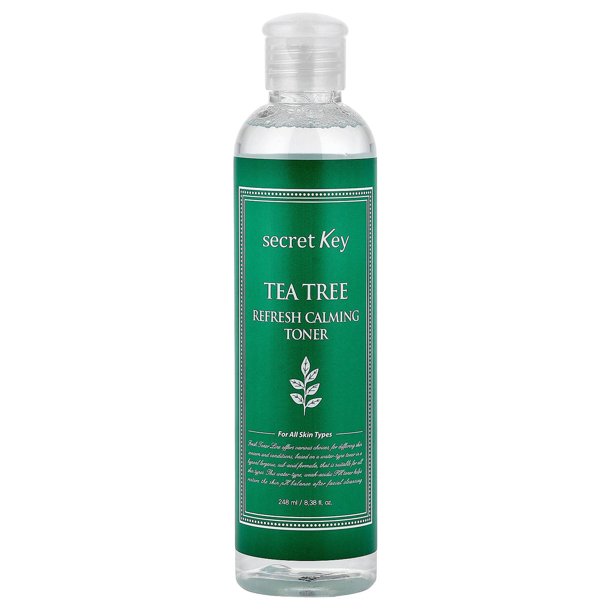 Secret Key, Refresh Calming Toner, Tea Tree, For All Skin Types, 8.38 fl oz (248 ml)
