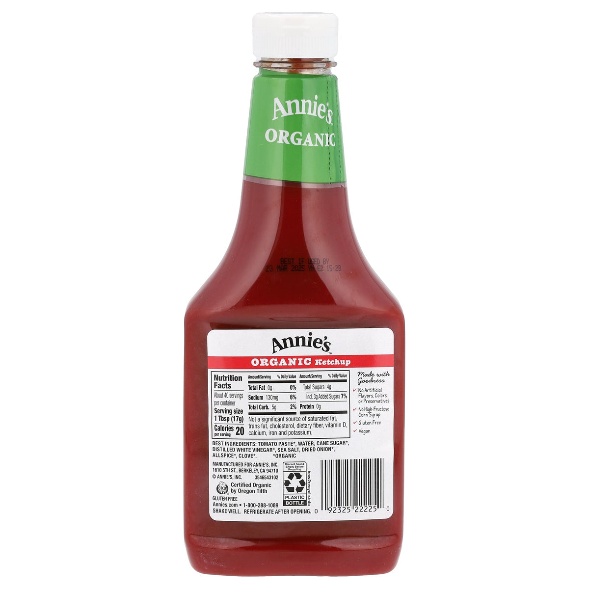 Annie's Naturals, Organic Ketchup, 24 oz (680 g)