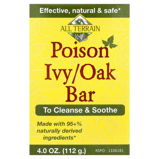 All Terrain, Poison Ivy/Oak Bar Soap, 4 oz (112 g)
