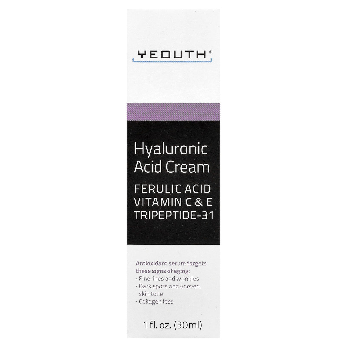 YEOUTH, Hyaluronic Acid Cream, 1 fl oz (30 ml)