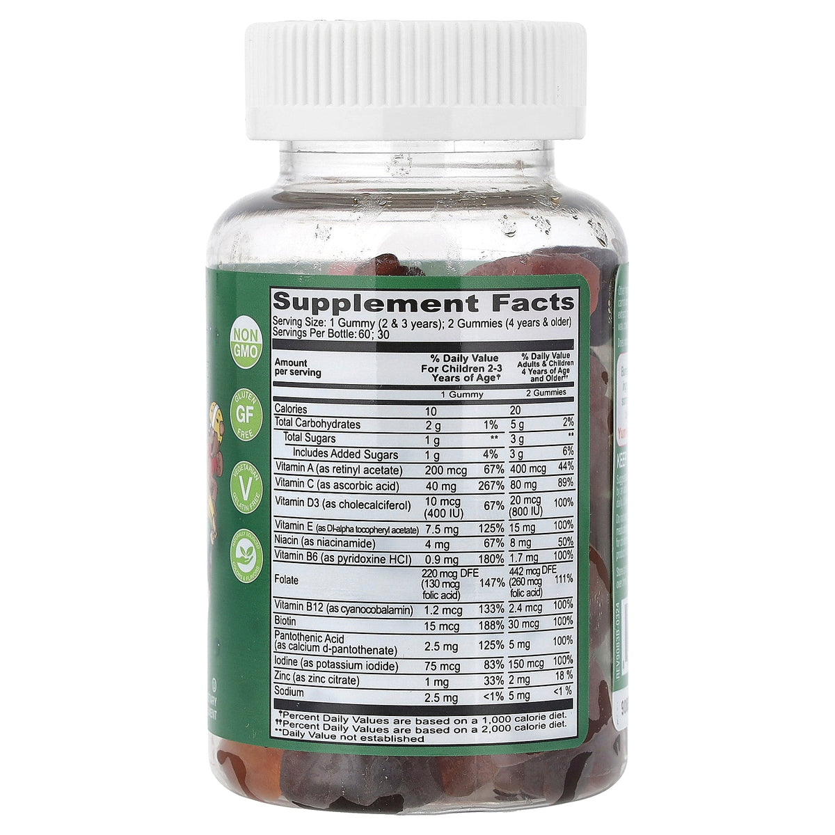 YumVs, Multi Vitamin with Minerals Gummies, Fruit, 60 Gummies