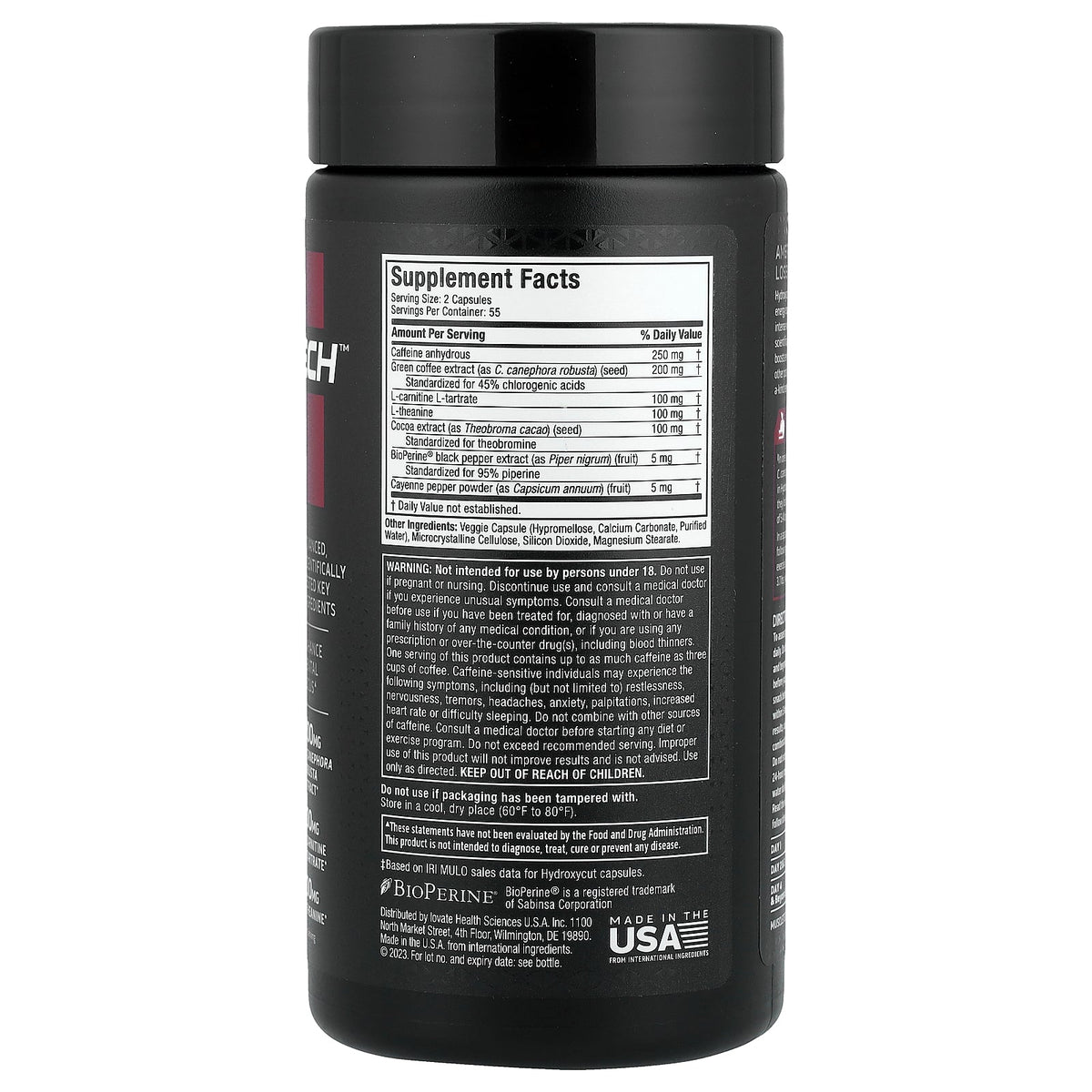 MuscleTech, Hardcore® Elite, 110 Rapid-Release Thermo Caps