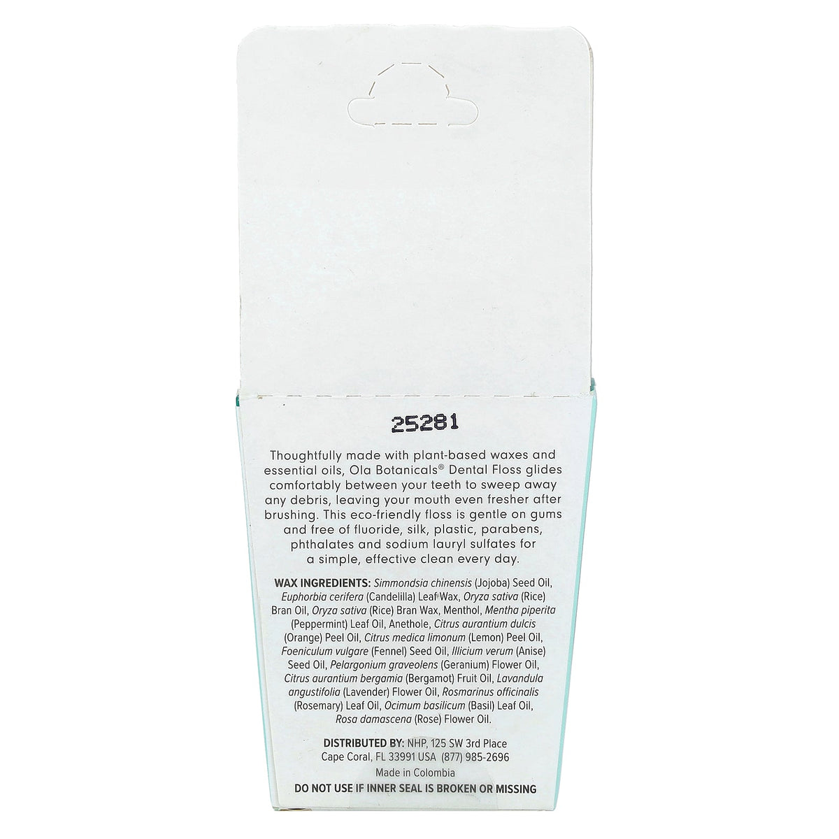 Dr. Mercola, Dental Floss, Peppermint, 100 yds (91.44 m)