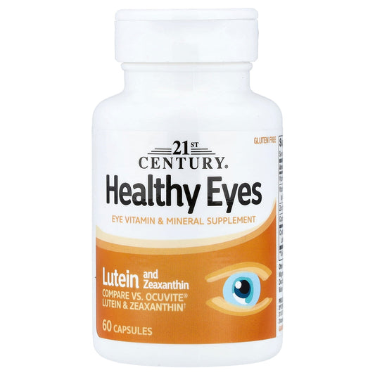 21st Century, Healthy Eyes, Lutein and Zeaxanthin, 60 Capsules