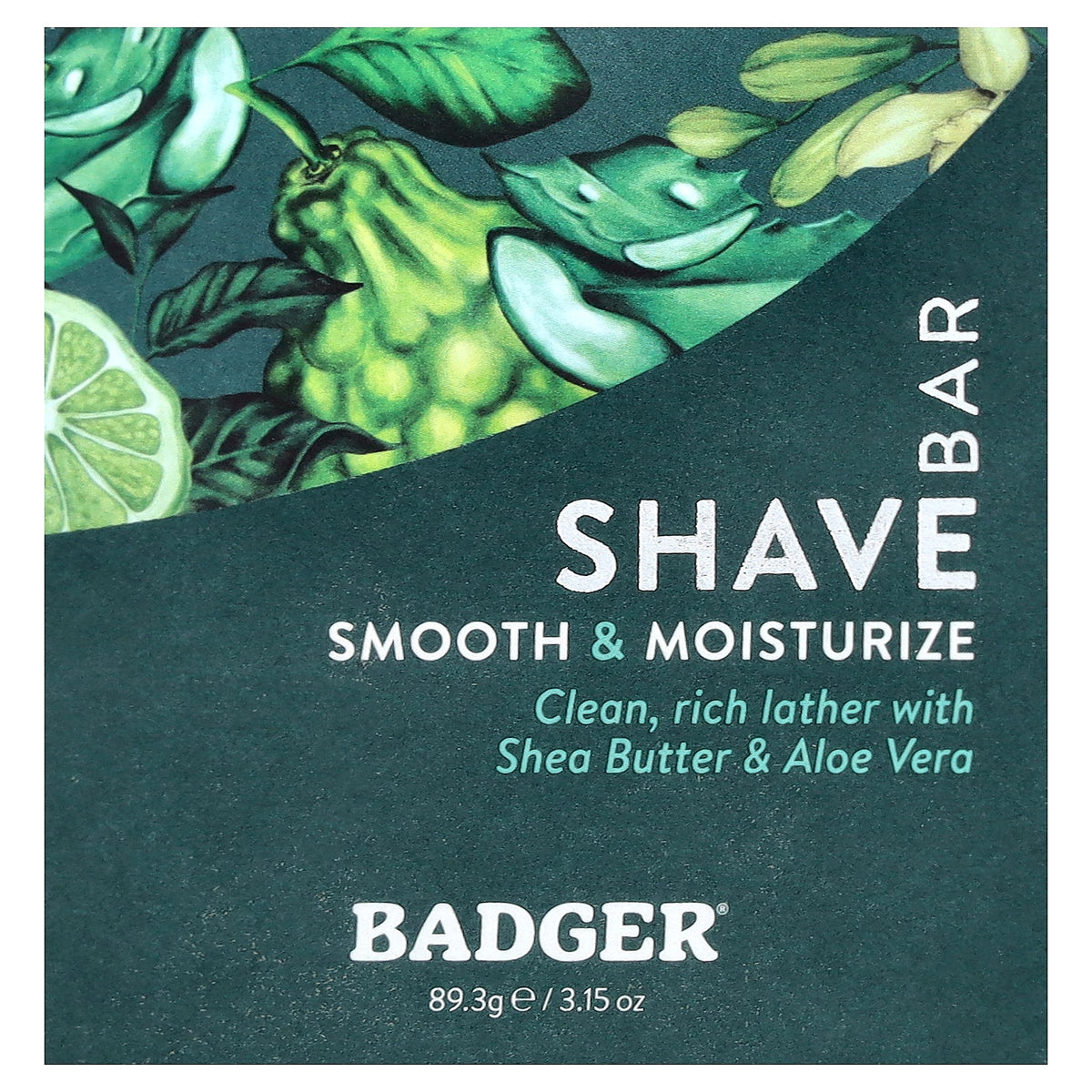 Badger, Shave Bar, 3.15 oz (89.3 g)