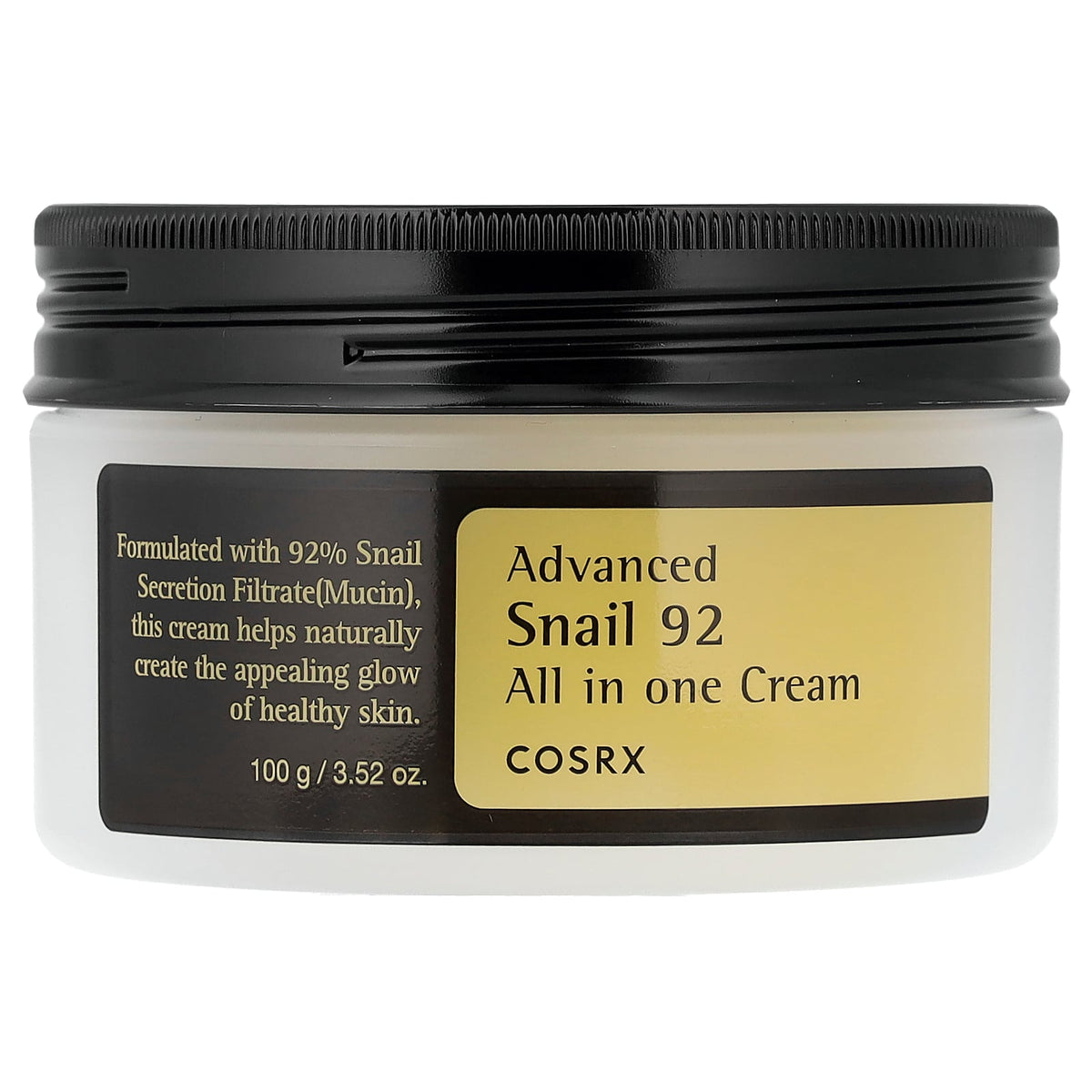 CosRx, Advanced Snail 92, All in One Cream, 3.52 oz (100 g)