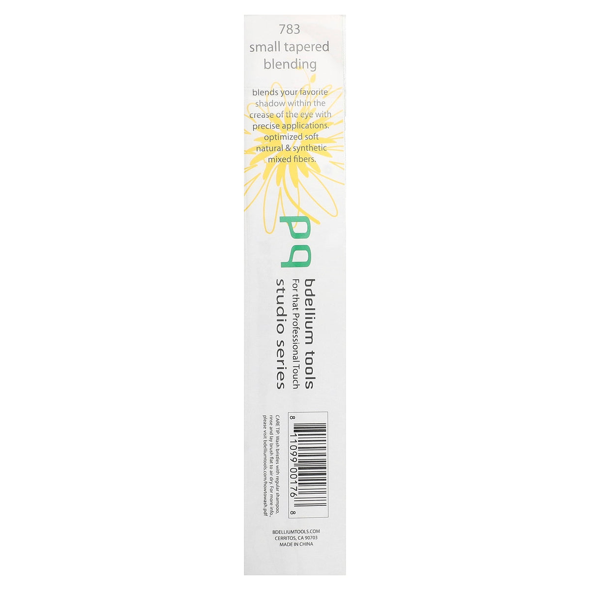 Bdellium Tools, Studio Series, Small Tapered Blending Brush, Eyes 783, 1 Brush