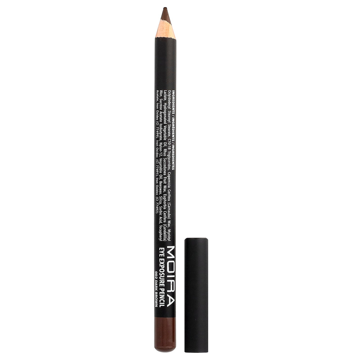 Moira Beauty, Eye Exposure Pencil, 002 Dark Brown, 0.04 oz (1.1 g)