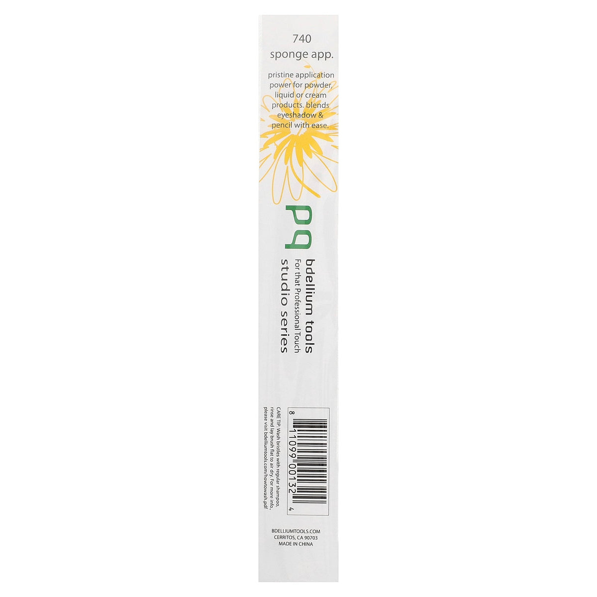 Bdellium Tools, Studio Series, Sponge Applicator Brush, Eyes 740, 1 Brush