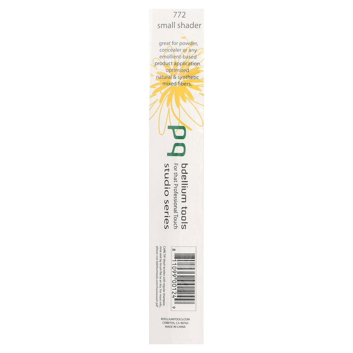Bdellium Tools, Studio Series, Small Shader Brush, Eyes 772, 1 Brush