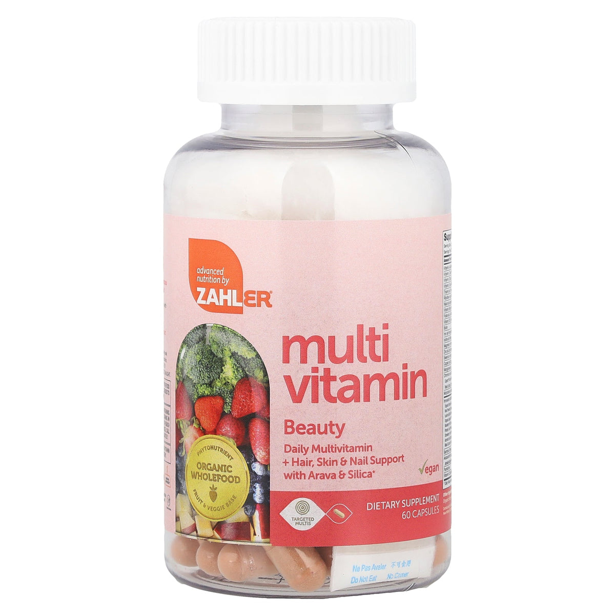 Zahler, Multivitamin, Beauty, 60 Capsules