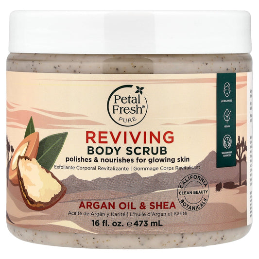 Petal Fresh, Reviving Body Scrub, Argan Oil & Shea, 16 fl oz (473 ml)