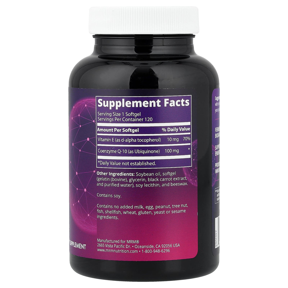 MRM Nutrition, CoQ-10, 120 Softgels