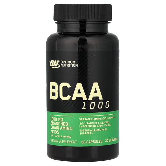 Optimum Nutrition, BCAA 1000, 60 Capsules