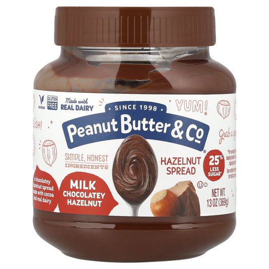 Peanut Butter & Co., Hazelnut Spread, Milk Chocolatey Hazelnut, 13 oz (369 g)