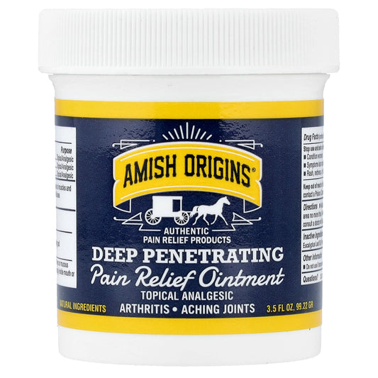 Amish Origins, Authentic Deep Penetrating, Pain Relief Ointment, 3.5 fl oz (99.22 g)
