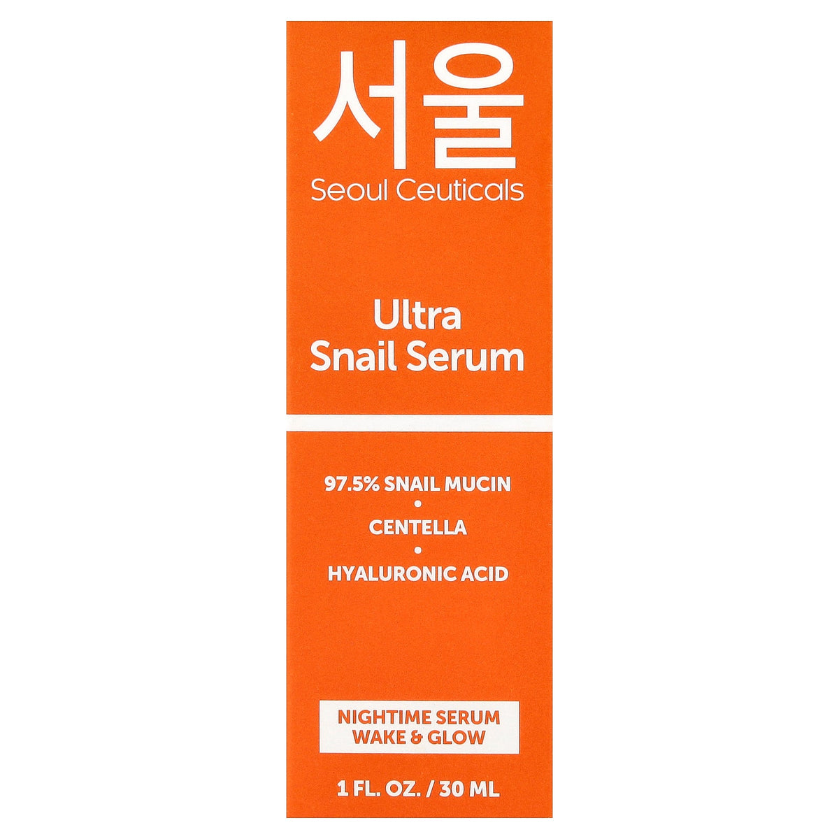 SeoulCeuticals, Ultra Snail Serum, 1 fl oz (30 ml)