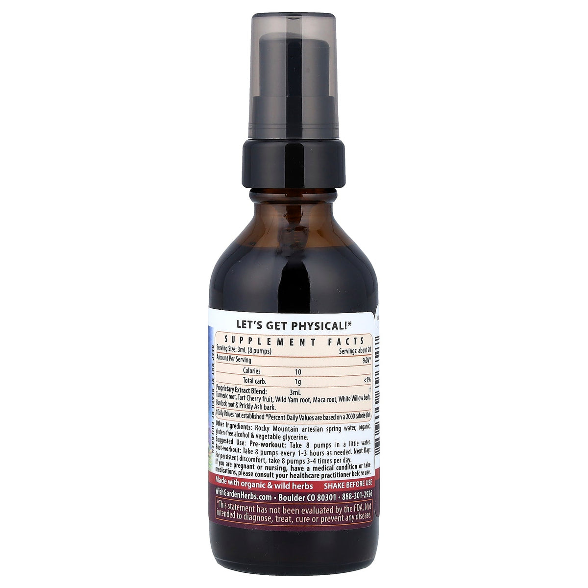 WishGarden Herbs, Exercise™ & Revive, Recovery Aid, 2 fl oz (59 ml)