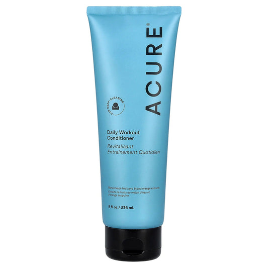 ACURE, Daily Workout Conditioner, For Deep-Cleaning, Watermelon Fruit and Blood Orange, 8 fl oz (236 ml)