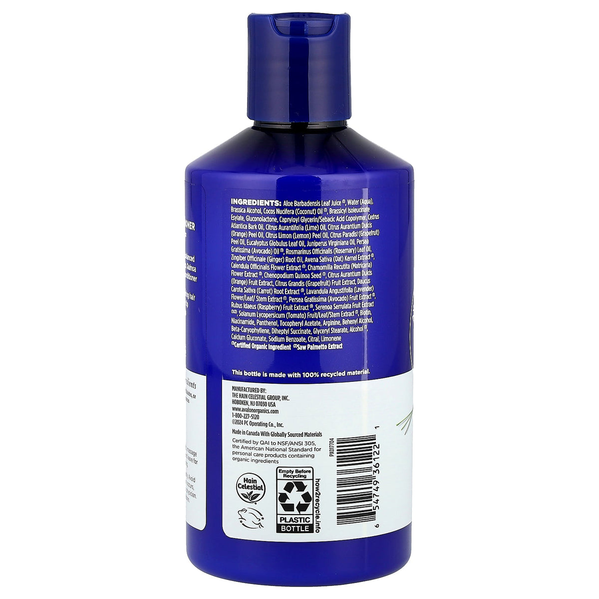 Avalon Organics, Thickening Conditioner, Biotin B-Complex, 14 fl oz (414 ml)