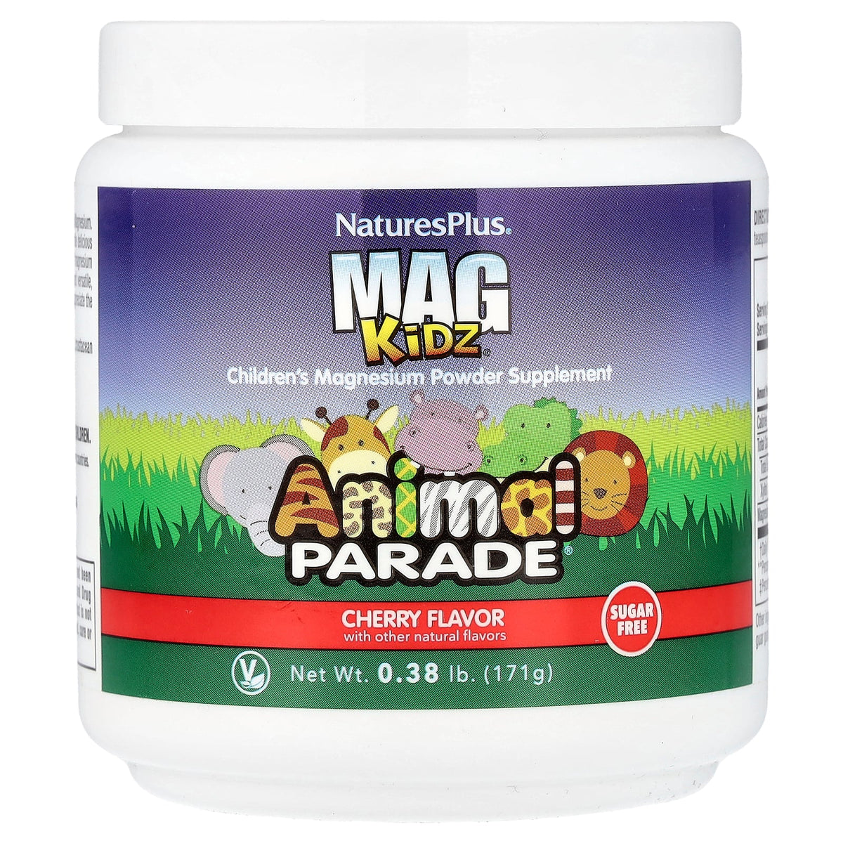 NaturesPlus, Animal Parade®, Mag Kidz®, Cherry, 0.38 lb (171 g)