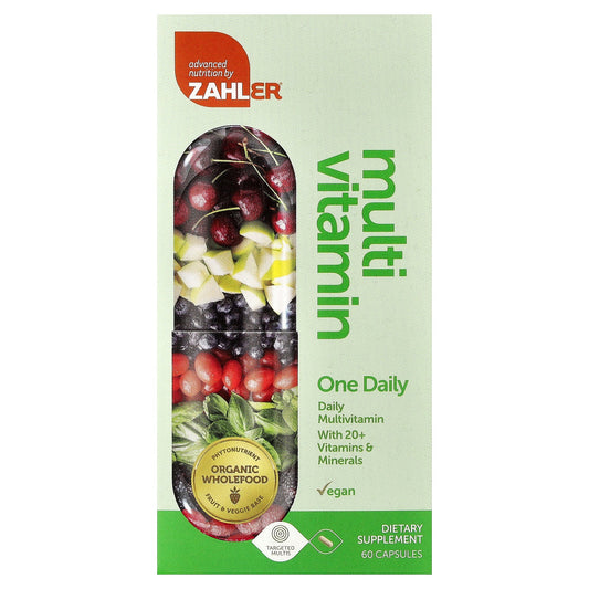 Zahler, Multivitamin, One Daily, 60 Capsules