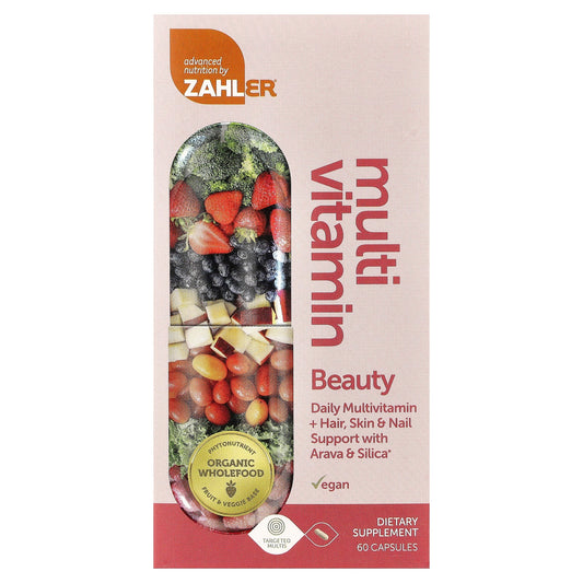 Zahler, Multivitamin, Beauty, 60 Capsules
