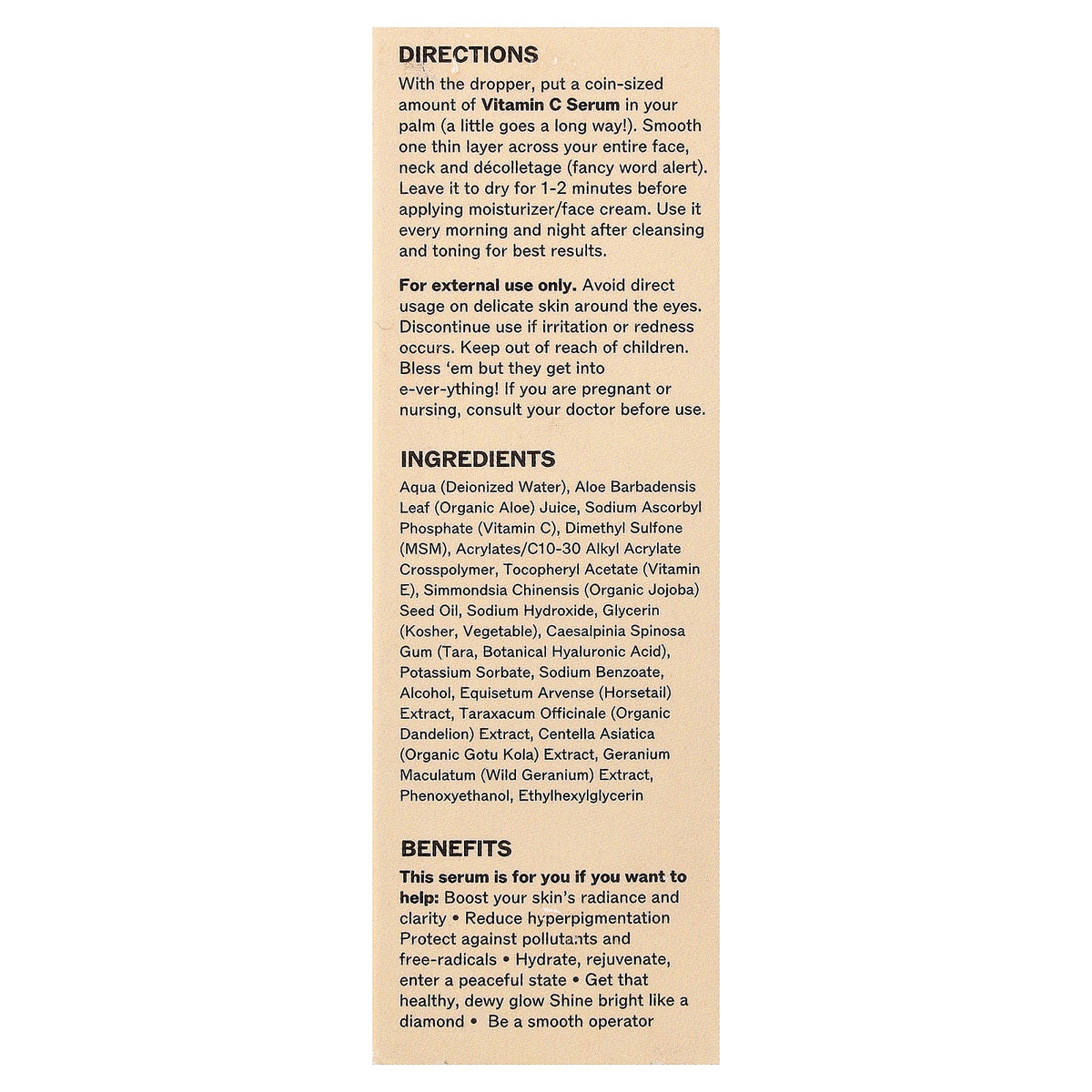 Lilyana Naturals, Vitamin C Serum, 1 oz (30 g)