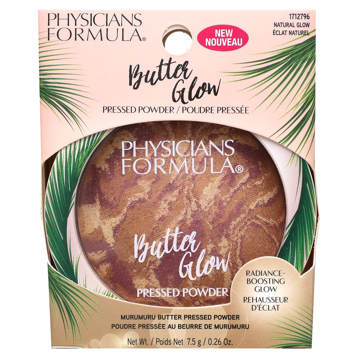 Physicians Formula, Butter Glow, Pressed Powder, 1712796 Natural Glow, 0.26 oz (7.5 g)