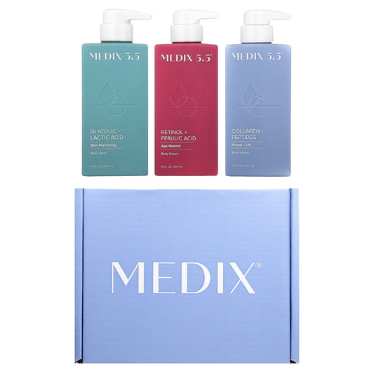Medix 5.5, Smooth Firm Duel Firming Set, 3 Piece Set, 15 fl oz (444 ml) Each