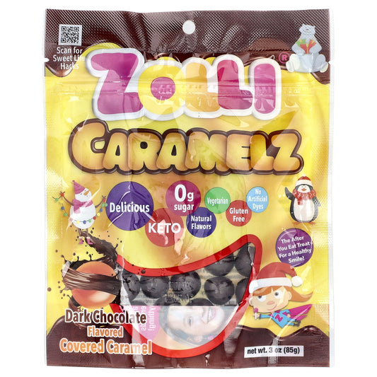Zollipops, Caramelz, Dark Chocolate, 3 oz (85 g)