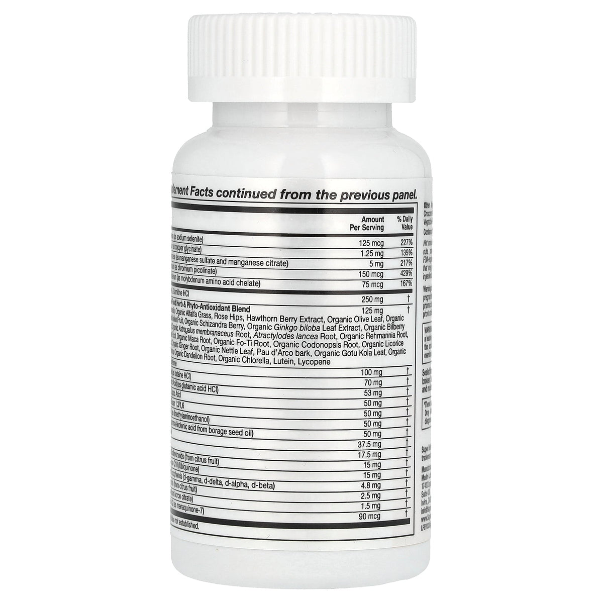 Super Nutrition, Super Immune, Immune-Strengthening Multivitamin with Glutathione, High-Potency Vitamins, Minerals and Herbs, 60 Tablets