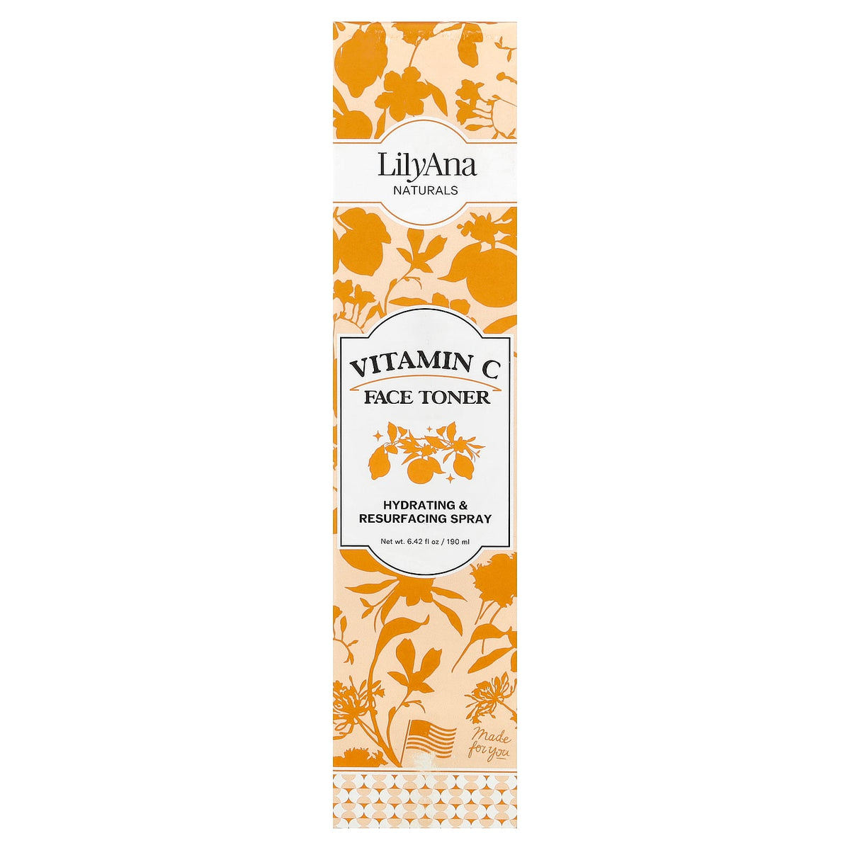 Lilyana Naturals, Vitamin C Face Toner, For All Skin Types, 6.42 fl oz (190 ml)