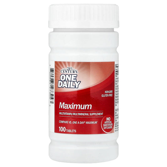 21st Century, One Daily, Maximum, 100 Tablets