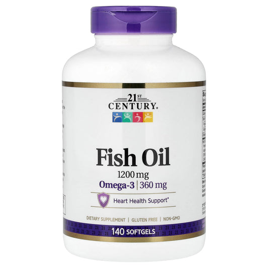 21st Century, Fish Oil, 1,200 mg, 140 Softgels