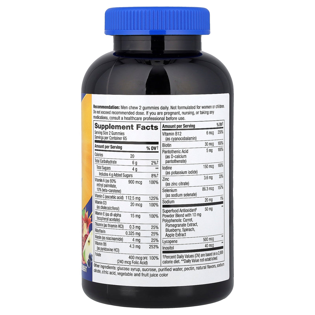Nature's Way, Alive!® Men's Gummy Multivitamin, Fruit, 130 Gummies