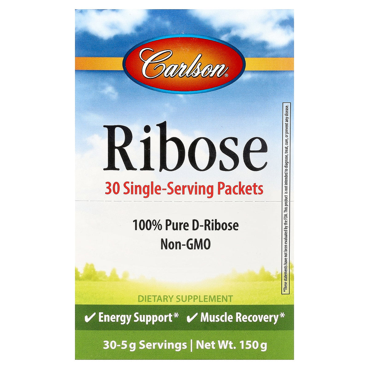 Carlson, Ribose, 30 Single-Serving Packets