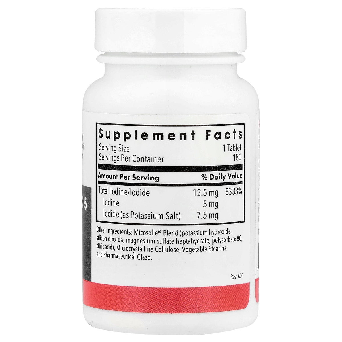 Optimox, Iodoral® IOD 12.5, 12.5 mg, 180 Scored Tablets
