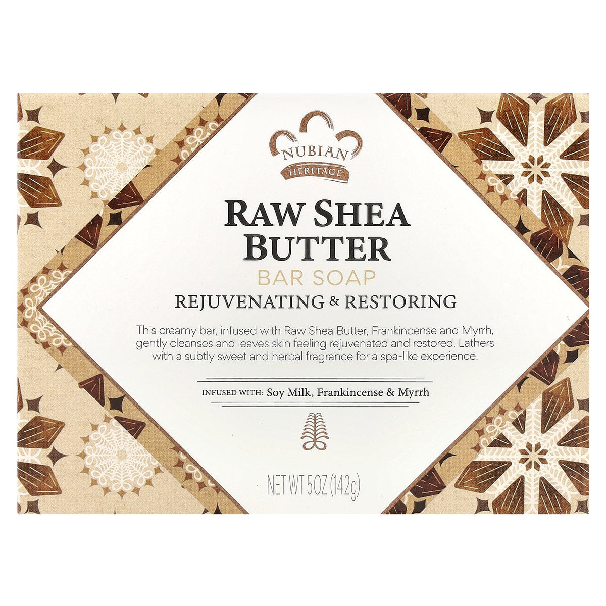 Nubian Heritage, Raw Shea Butter Bar Soap, 5 oz (142 g)