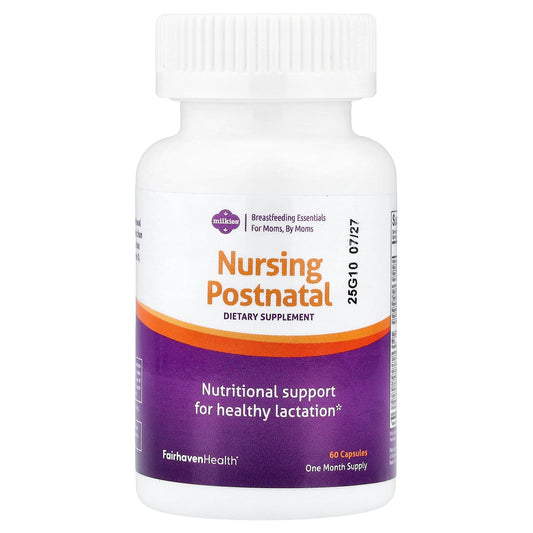 Fairhaven Health, Milkies, Nursing Postnatal , 60 Capsules