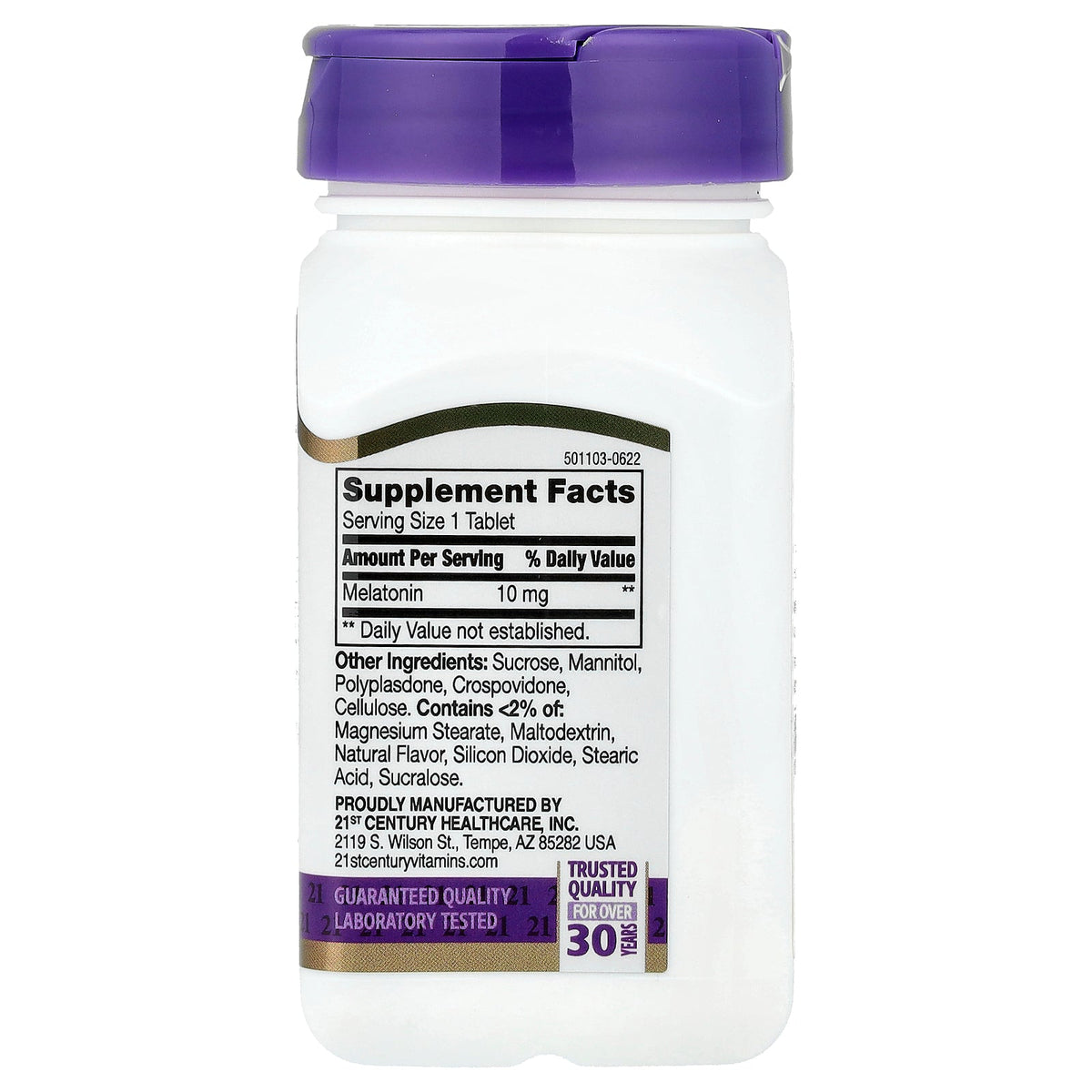 21st Century, Melatonin, Quick Dissolve, Cherry, 10 mg, 120 Tablets