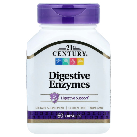 21st Century, Digestive Enzymes, 60 Capsules