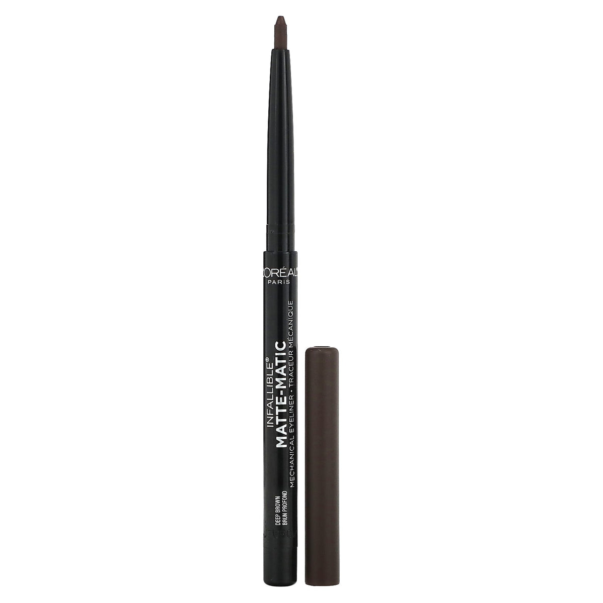L'Oréal, Infallible®, Matte-Matic Mechanical Eyeliner, 513 Deep Brown, 0.01 oz (280 mg)