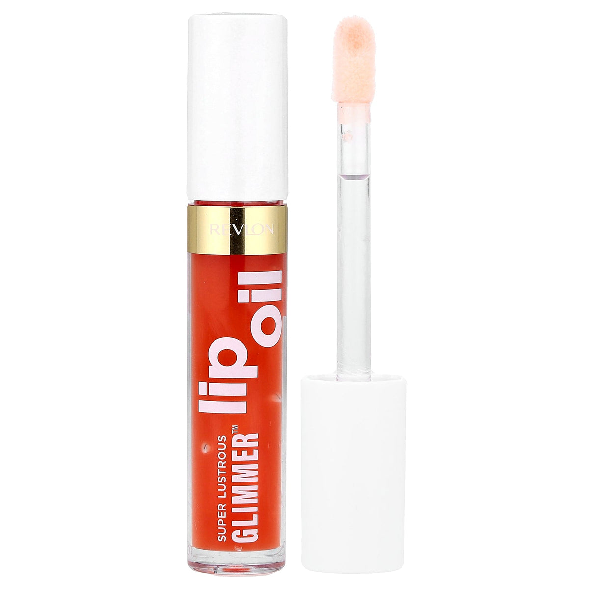 Revlon, Super Lustrous Glimmer™, Lip Oil, 002 Miss Coral, 0.13 fl oz (3.8 ml)