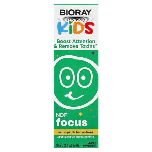Bioray, Kids, NDF® Focus, Citrus, 2 fl oz (59 ml)