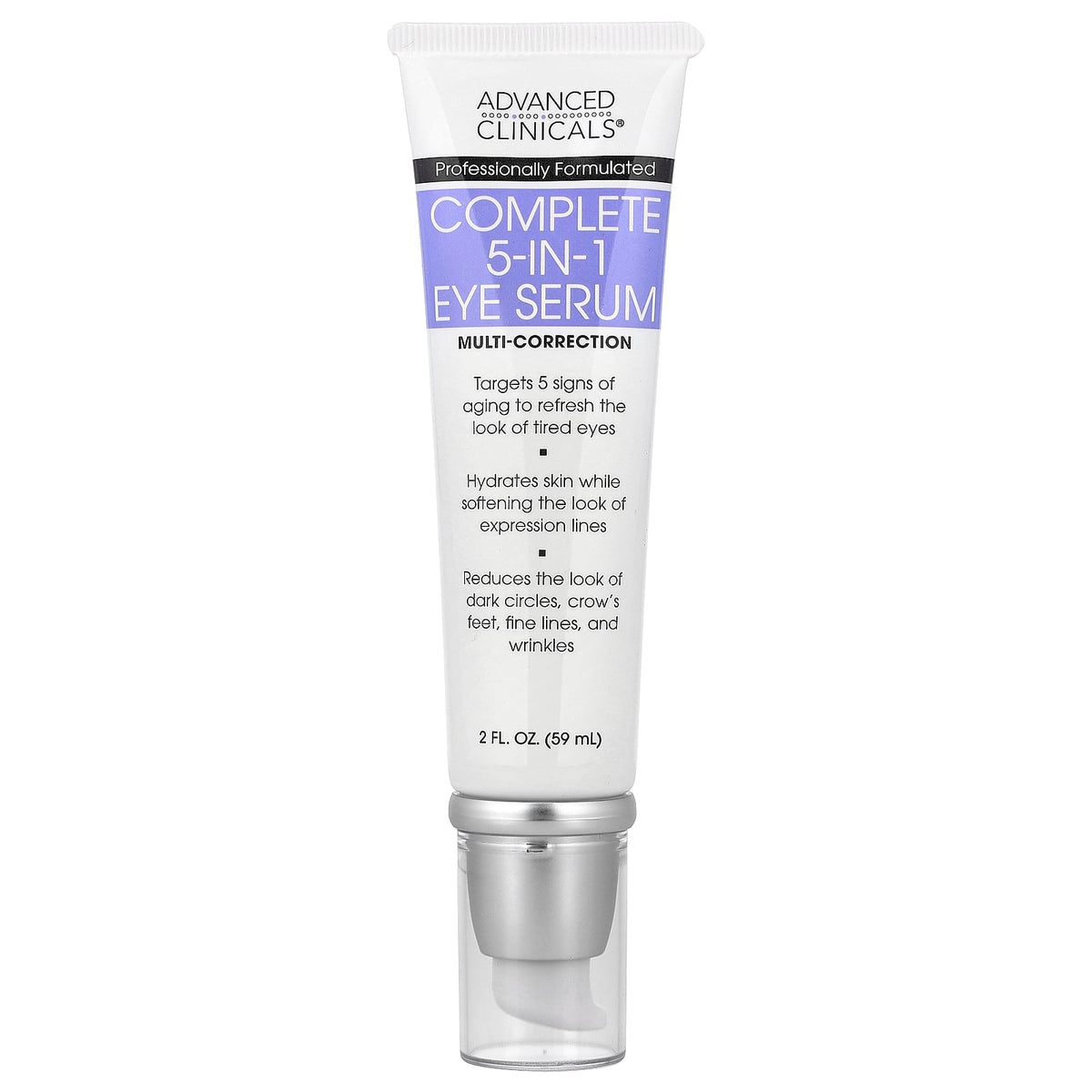Advanced Clinicals, Complete 5-In-1 Eye Serum, 2 fl oz (59 ml)