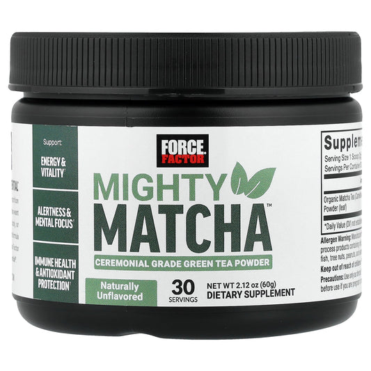 Force Factor, Mighty Matcha™, Unflavored, 2.12 oz (60 g)