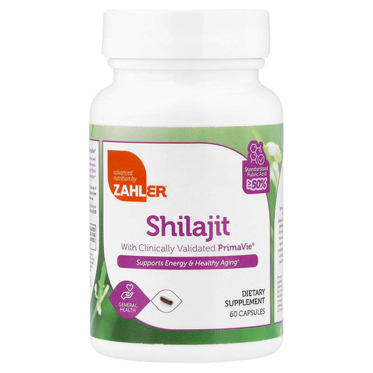 Zahler, Shilajit, 60 Capsules