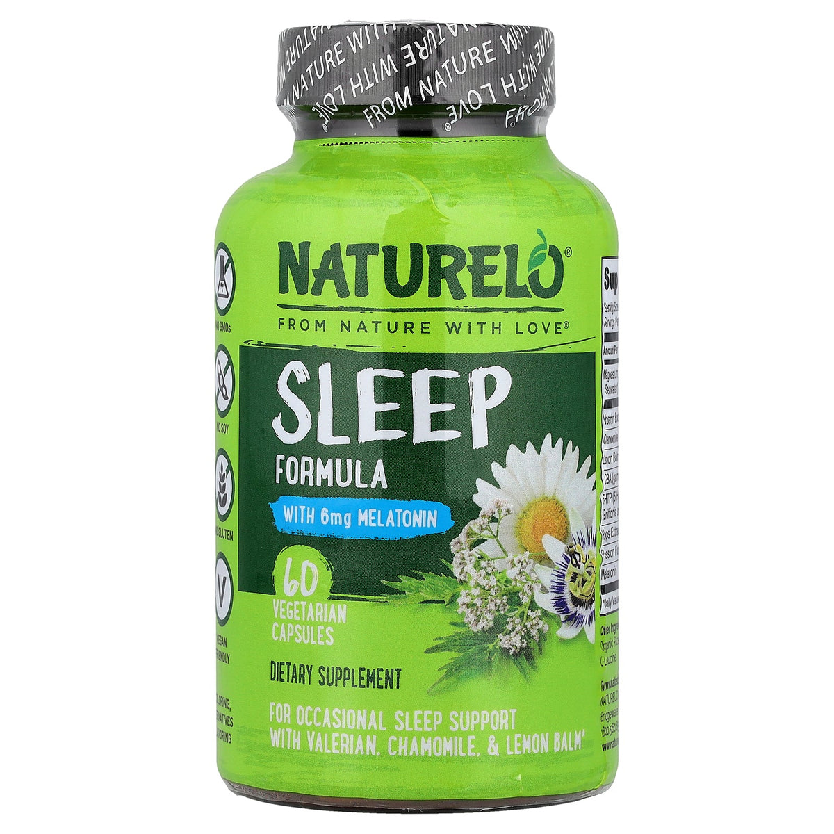 NATURELO, Sleep Formula, 60 Vegetarian Capsules